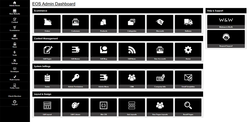 EOS Website Content Management System