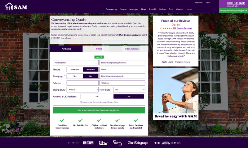 SAM Conveyaning Quote