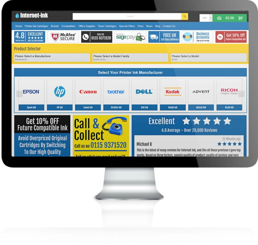 Internet Ink Website