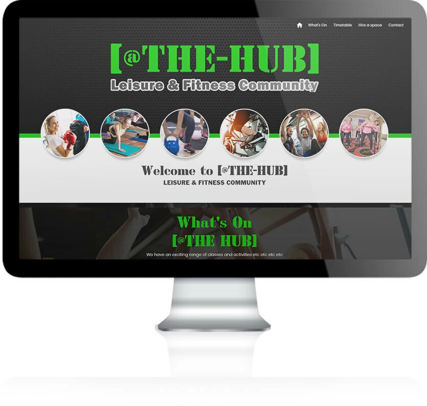 The Hub - Leisure & Fitness Website Design